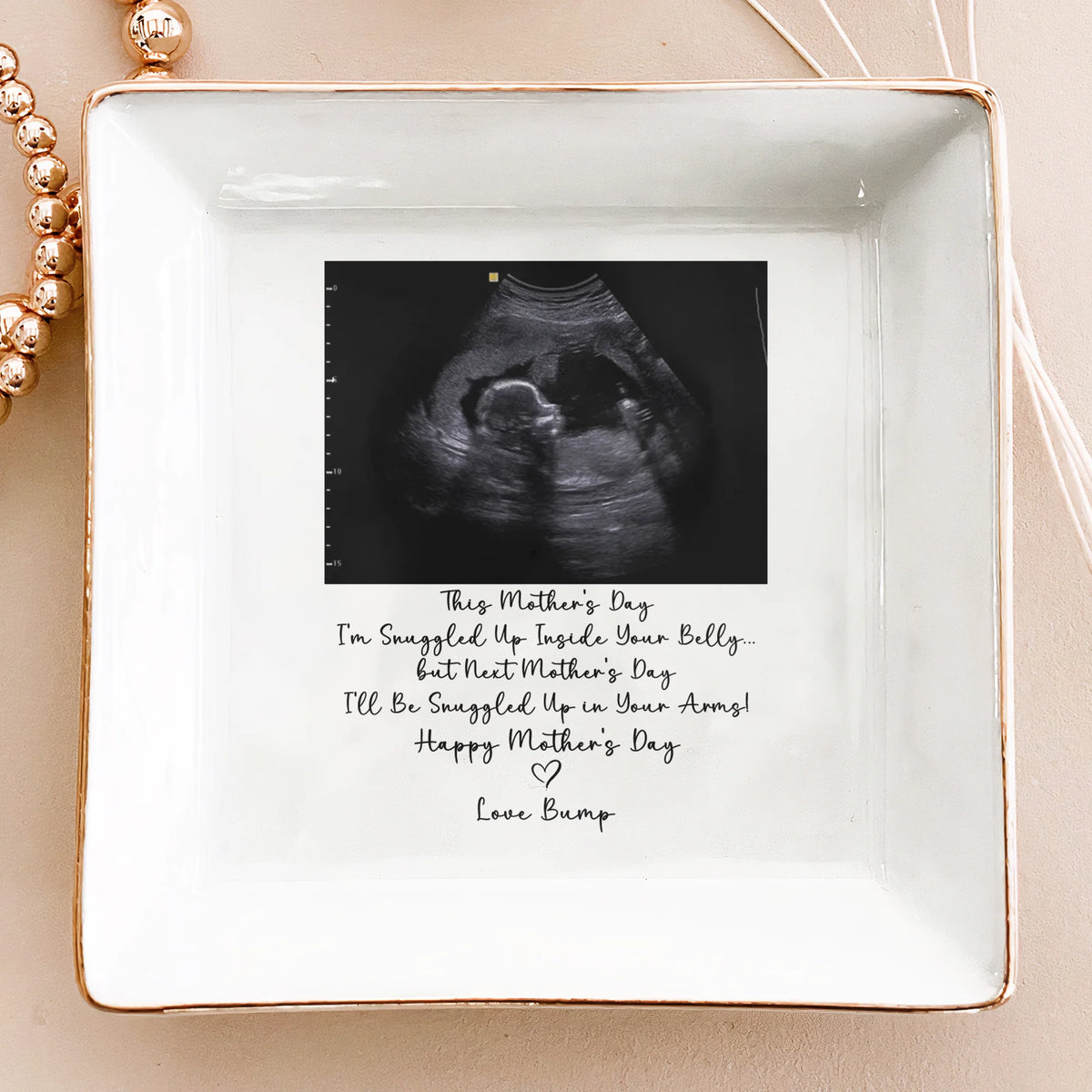 Mother's Day Gift From Bump - Personalized Jewelry Dish
