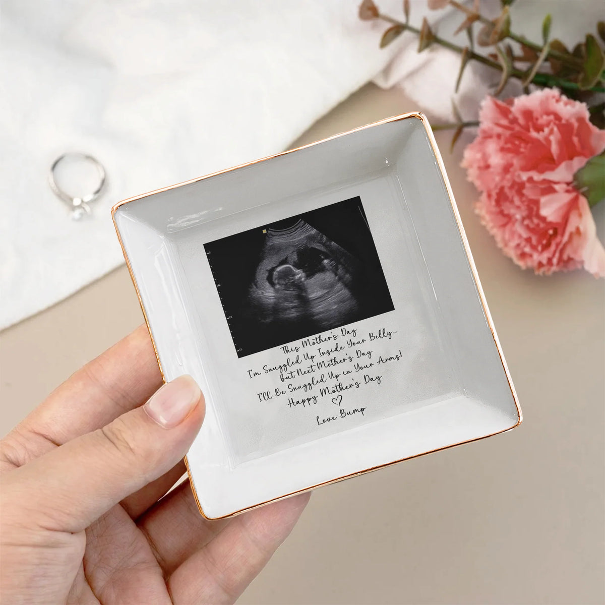 Mother's Day Gift From Bump - Personalized Jewelry Dish