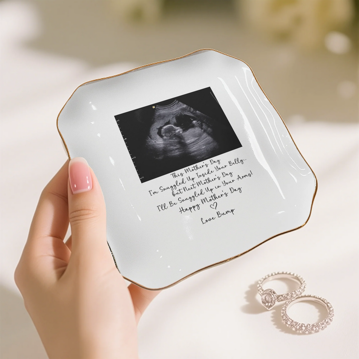 Mother's Day Gift From Bump - Personalized Jewelry Dish